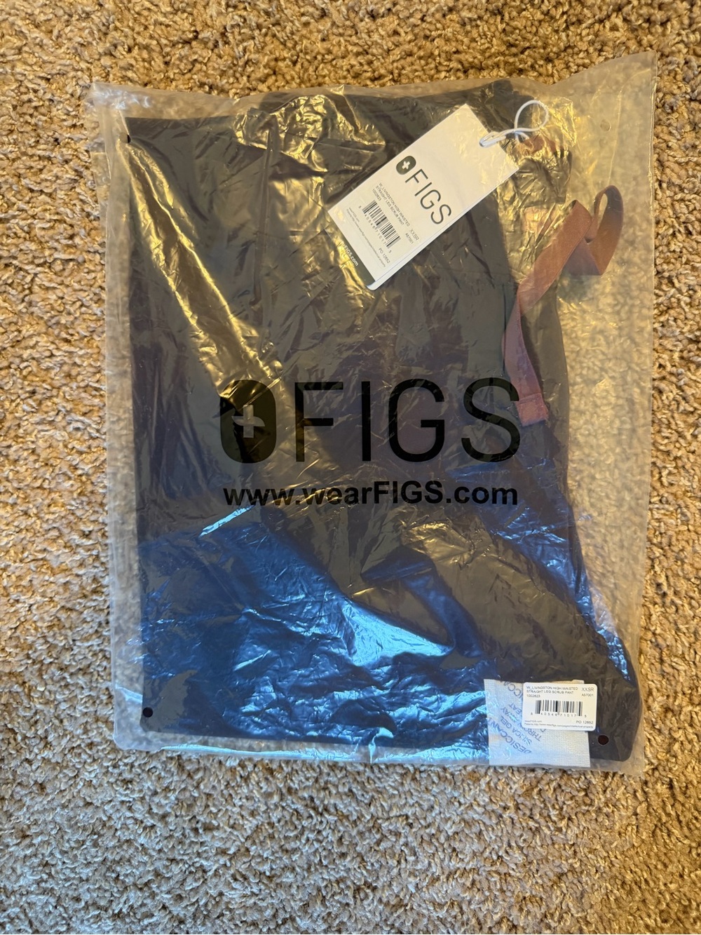 NWT Figs espresso livingston xxs